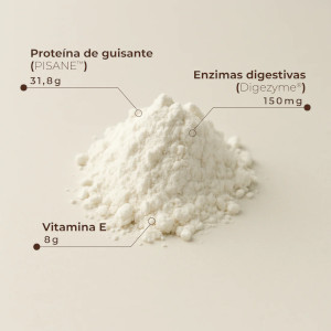 Proteina vegana aislada composicion